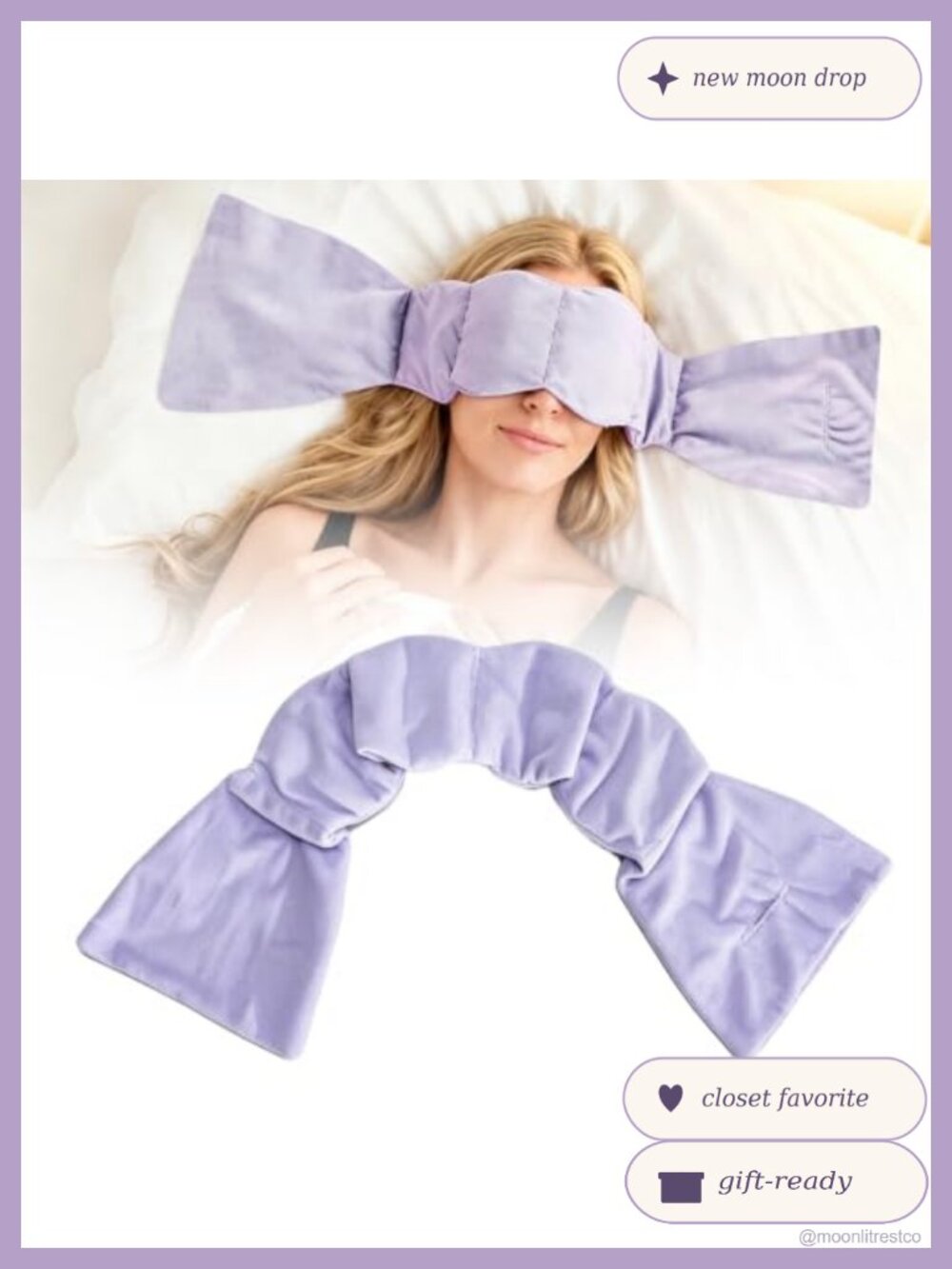 Weighted Eye Mask Sleep Mask Gravity Beads Travel